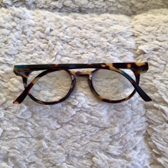 Nameless Psychedelic Tortoise Frame Eyeglasses - Bold Color Mix - Picture 4 of 11
